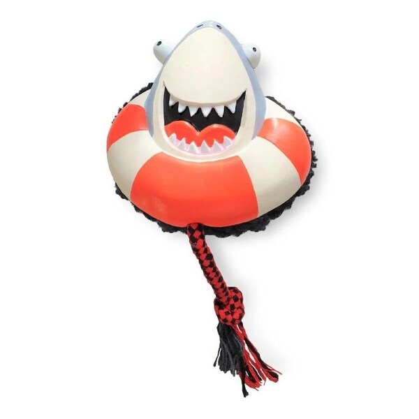 Squeaker Snuggles Dog Toy (Frenzy the Shark)