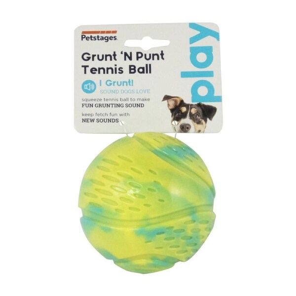 Grunt N Punt Tennis Ball Fetch Dog Toy