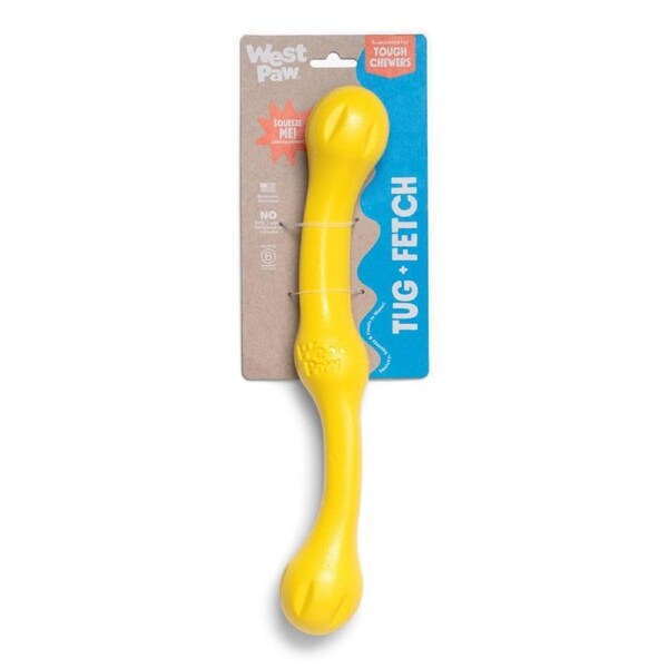 Zwig Tug & Fetch Stick Dog Toy (Dandelion Yellow)