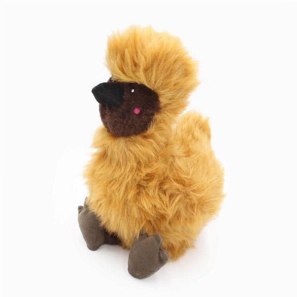Wooliez Plush Squeaker Dog Toy (Enzo the Emu)