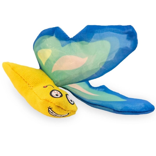 Cat Toys With Pure American Catnip (Butterfly Blue)