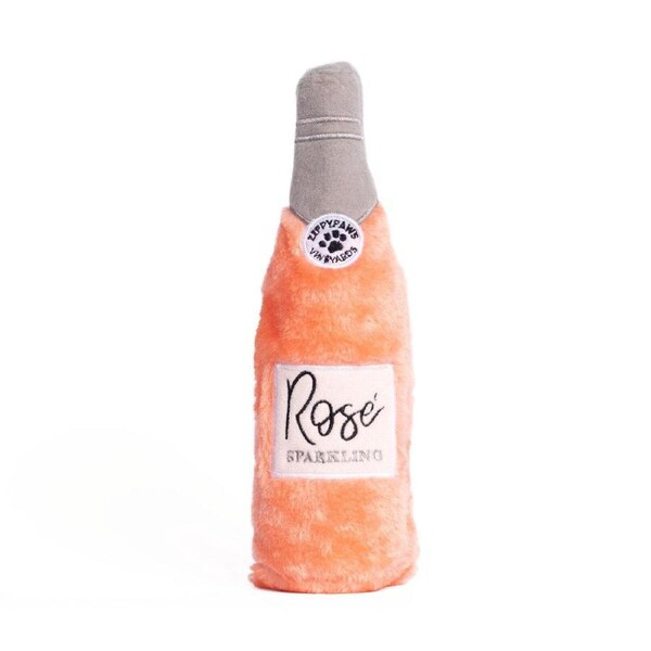 Happy Hour Crusherz Bottle Dog Toy - Rose