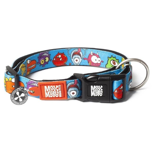 Smart ID Dog Collar (Little Monsters) - Small