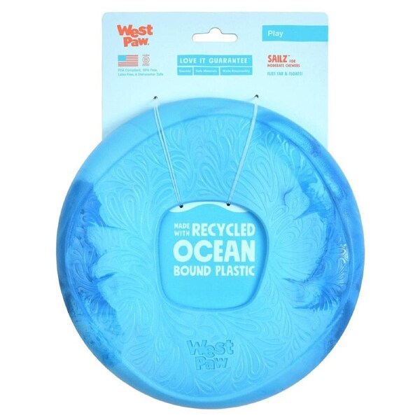 Seaflex Recycled Plastic Flyer Dog Toy (Surf)