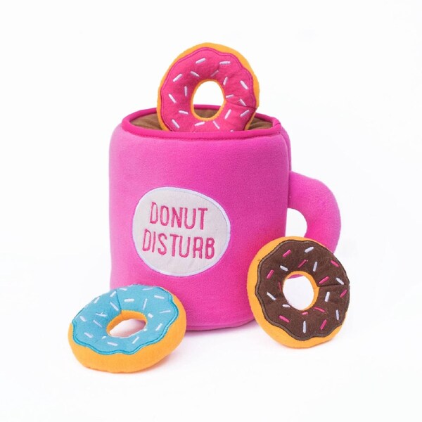 Burrow Interactive Dog Toy (Coffee and Donutz)
