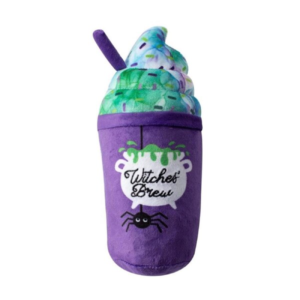 Halloween Plush Squeaker Dog Toy - Witches Brew