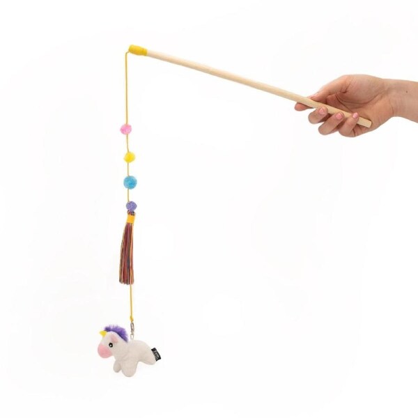ZippyClaws Zippystick Cat Toy (Unicorn)