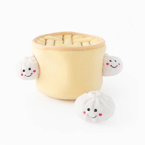 Burrow Interactive Dog Toy (Soup Dumplings)