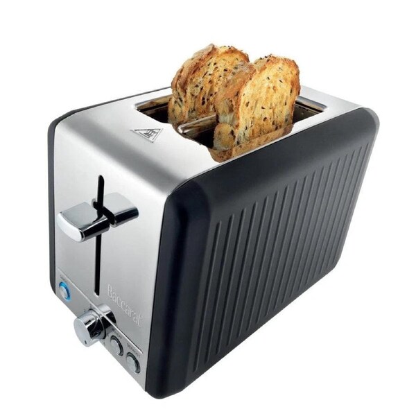 Baccarat 2 Slice Toaster - Kitchen Bread Toasting - Benchtop Toast Maker Appliance
