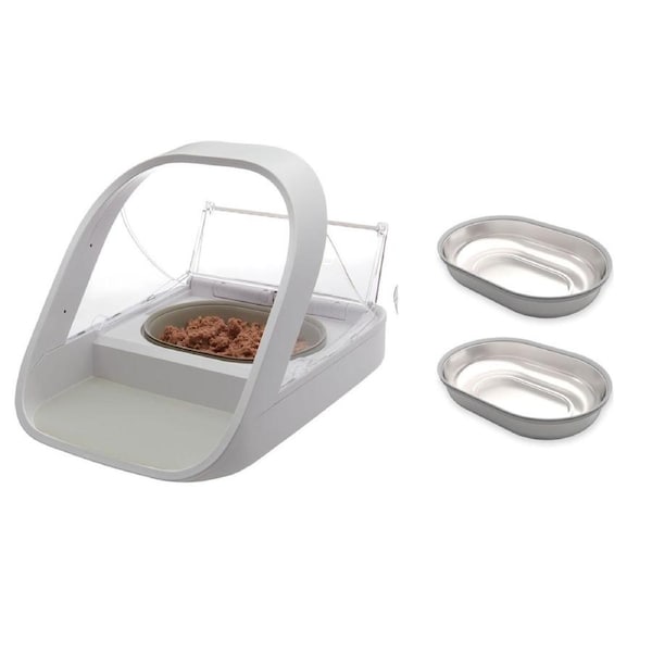 Sure PetCare SureFeed Microchip Pet Feeder + 2 Metal Bowls