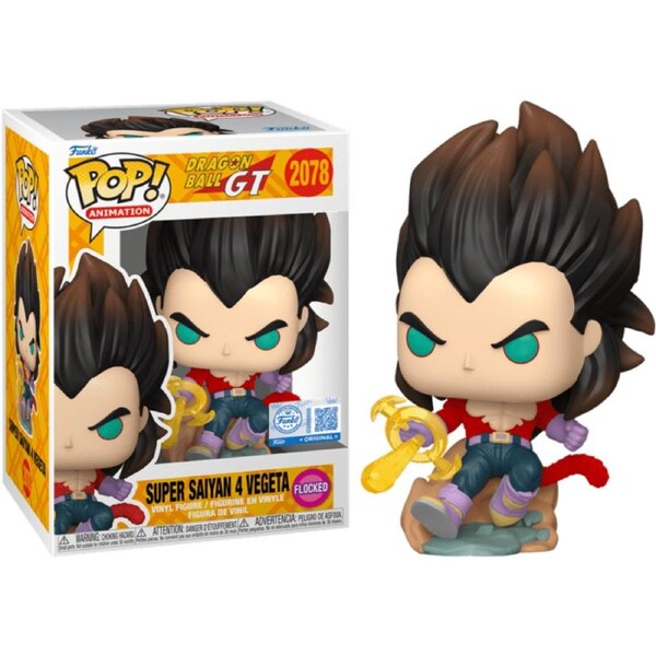 Dragon Ball GT Super Saiyan 4 Vegeta Flocked Pop! Vinyl #2078