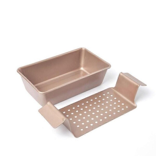 Brand NEW! Rose Gold Non Stick Healthy Meatloaf Set, Extra LargeBread Pan Loaf Baking Pan Toast Mold