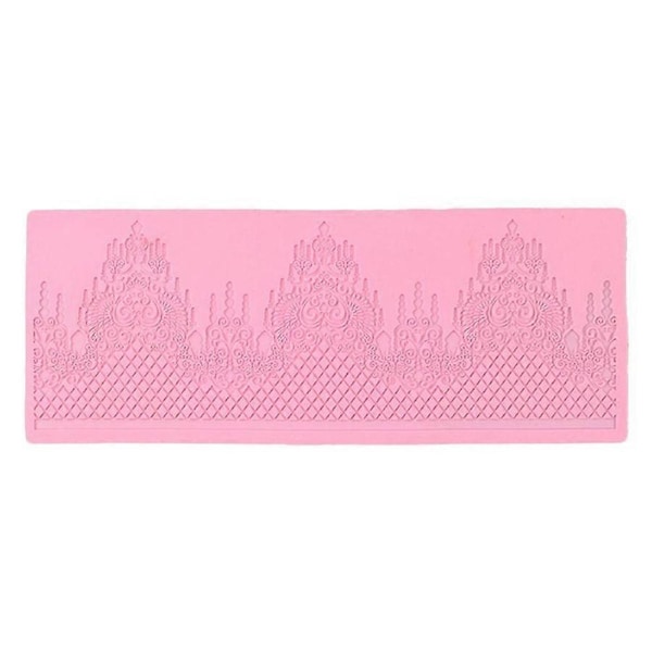Castle Silicone Cake Lace Mat Silicone Lace Mold Fondant Cake Decorating Decoration Lace Mold