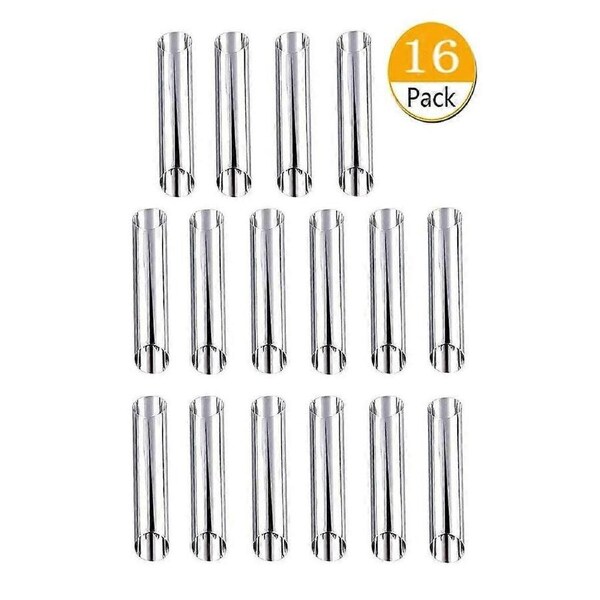 Cannoli Form Set aus Edelstahl hornfrmige Gebck Backform Rohre Tube 16 Stck - 12.5 cm Silber