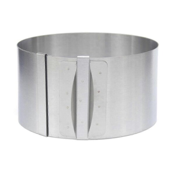 Cake Mold and Acetate Sheets for Baking, 20to40cm Adjustable Stainless Steel Cake Ring,, Cake Collar Cake Mousse Mould, Cake Baking Cake Decor set