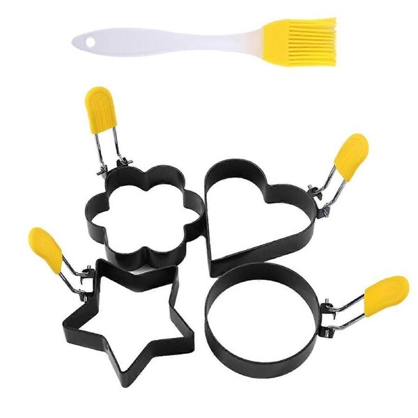 Egg ring mold for cooking 4Pcs stainless steel ring mold for wok and breakfast set for kitchen accessories