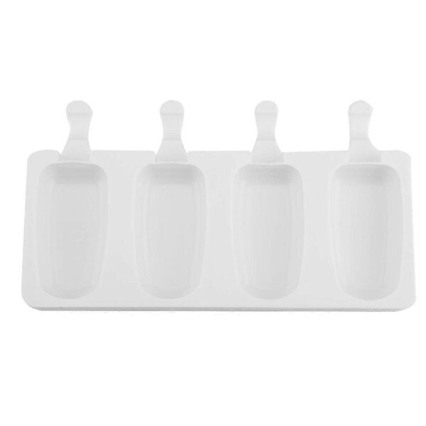 4 Cell Frozen Ice Cream Silicone Mould Ice Maker DIY Chocolate Cake Candy Mold(Big)