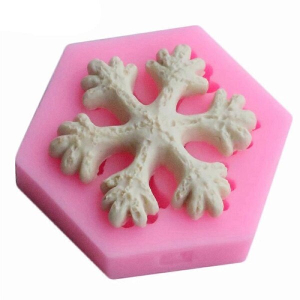 Snowflake Series Mould Decorating Tool DIY Silicone Cake Mold for Baking Fondant Cupcake 01#