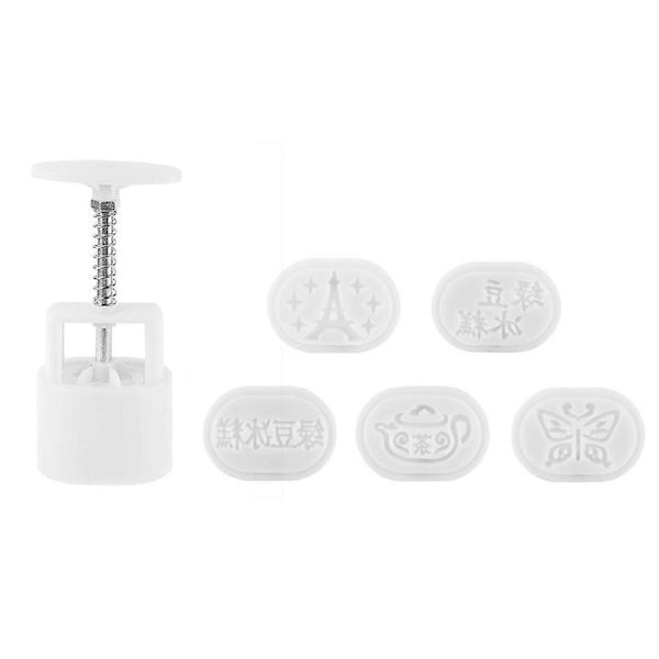 DIY Plastic Oval Mooncake Bakeware Baking Mold Baking Accessories
