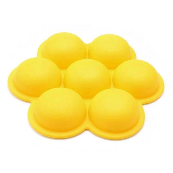 1pc 7-cavity Smiling Face Shape Silicone Mold Chocolate Pudding Candy Maker Mould Baking Tool