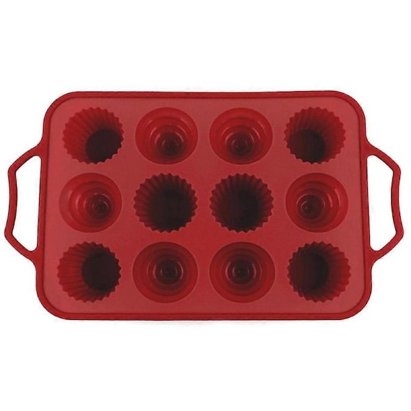 1Pc Food Grade Silicone Cake Mold Cupcake Ice Cream Cookies Dessert Baking Molds Microwave Safe