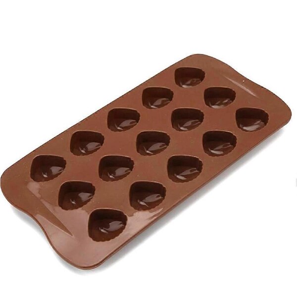 5Pcs/Set Silicone Chocolate Mould Heart-Shaped Candy Dessert Mold DIY Kitchen Tool