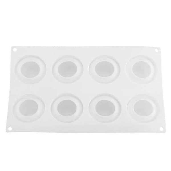 8 Cavity Apple Silicone Mould Cake Decoration Tool Ice Cream Chocolate Mold Kitchen Tool
