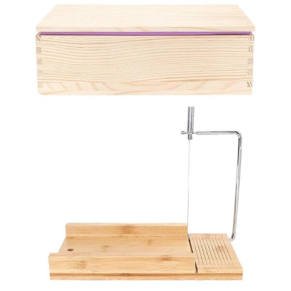 1200ml DIY Cake Bread Mold with Soap Cutter Soap Cake Making Crafts Kitchen Tool