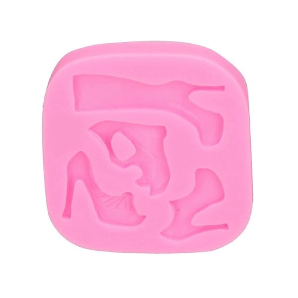 Silicone Mold High Heels Patterned Mold Food Grade Silicone Mold DIY Baking Tools for Pudding Ice Cream Cake HandMade Soap