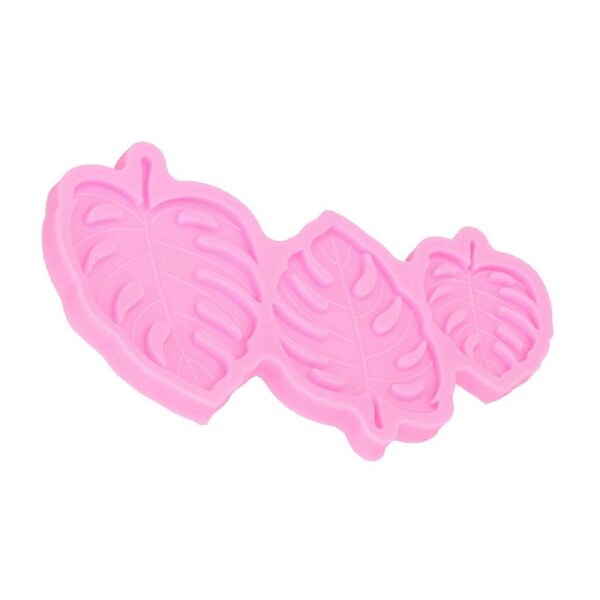 Leaf Mold Food Grade Silicone Nontoxic Cake Ice Cream Mould for Cake Making BakingPink