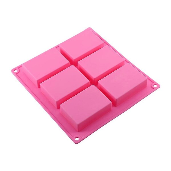 Soap Candle Mold Silicone Craft DIY ,Making Homemade Cookie Baking Cake Mould ,Pink