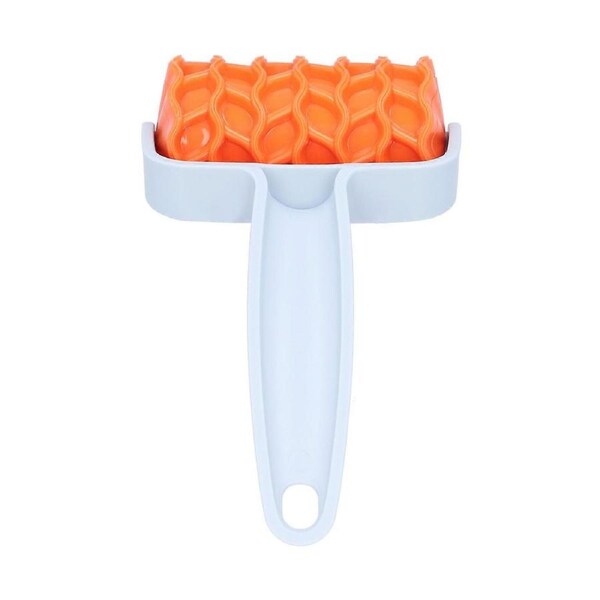 Baking Tool Pastry Cutter Roller Cookies Biscuits Mold Making Baking Tool for Kitchen,Orange