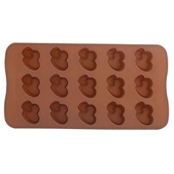 Chocolate Mold Silicone Non-Stick DIY Candies Cake Mould Heart Shape Baking ToolMold