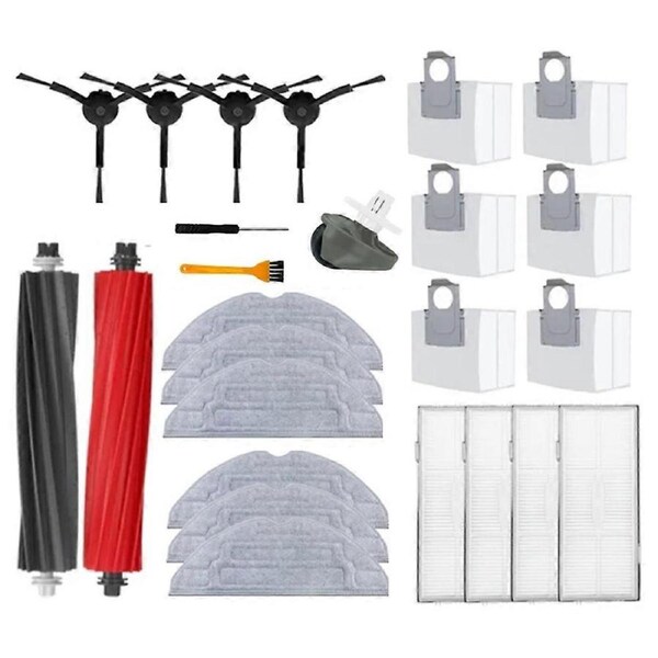 Accessories Kit for S8 S8 Pro Ultra S8+Robot Vacuum Replacement Parts Main Side Brushes Mop Filters
