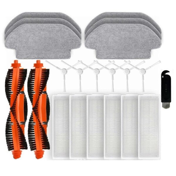 23Pcs for Robot Vacuum S10 Robot Vacuum S12 B106GL Replacement Parts Main Side Brush Hepa Filter Mo