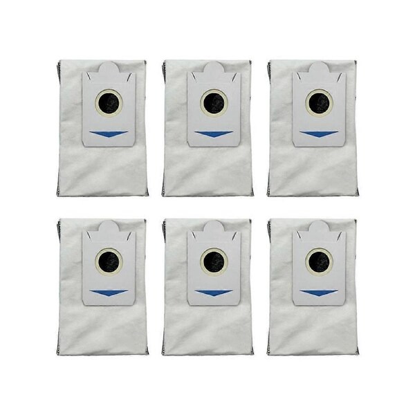 6PCS Dust Bags for Deebot X2 / X2 Pro Robot Vacuum Cleaner Parts Activated Carbon Sterilization Gar