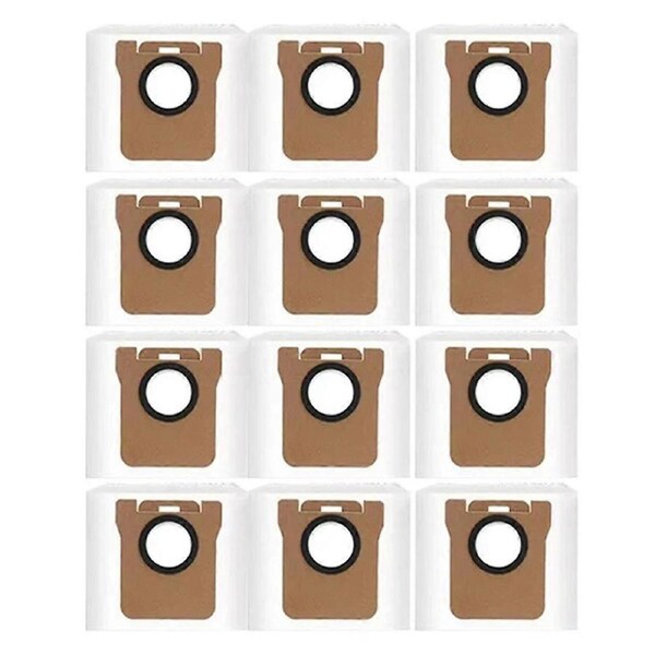 12Pcs Dust Bags for M30 Pro/C107 Robot Vacuum Cleaner Dust Bags Replacement Spare Parts Accessories