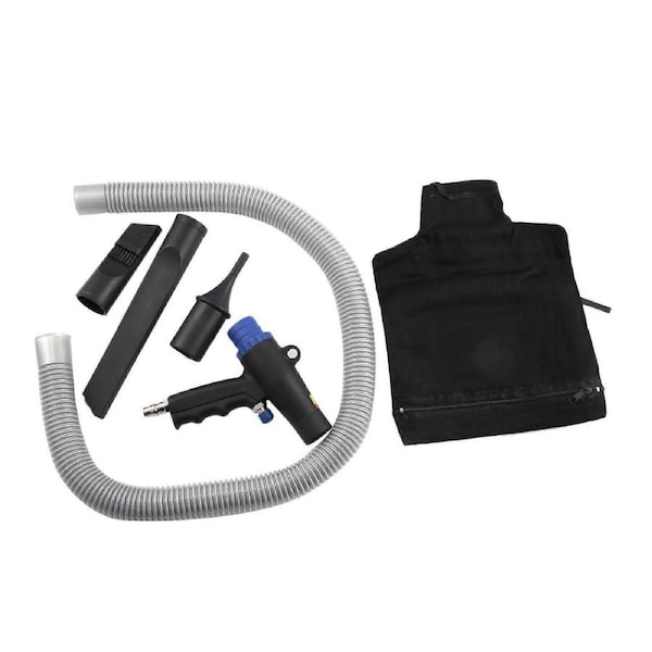 2 in 1 Air Duster Compressor Kit Multifunction Air Vacuum Blow Pneumatic Vacuum Suction Cleaner Too