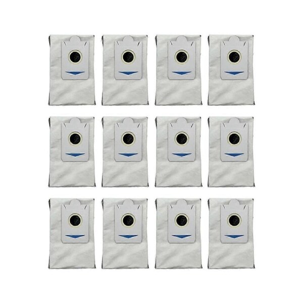12PCS Dust Bags for Deebot X2 / X2 Pro Robot Vacuum Cleaner Parts Activated Carbon Sterilization Ga