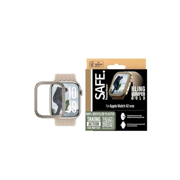 Safe by Panzer Bling Bumper - Apple Watch (41mm) - Gold