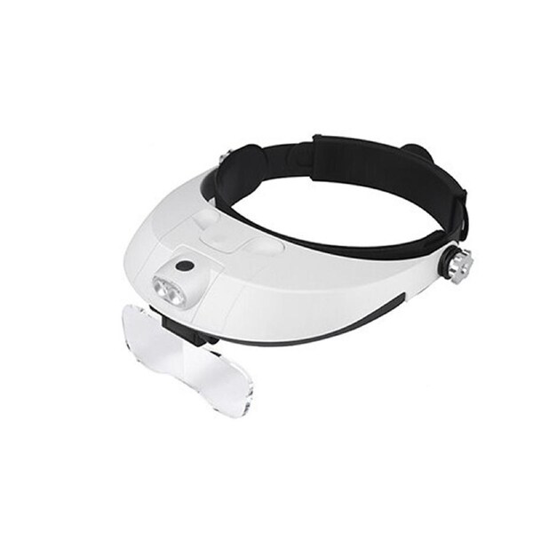 Headset Loupe LED Magnifying Glass With Light