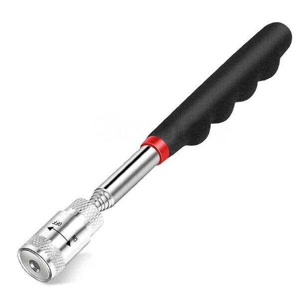 80cm Portable Magnetic Pick Up Tool Telescopic LED Torch