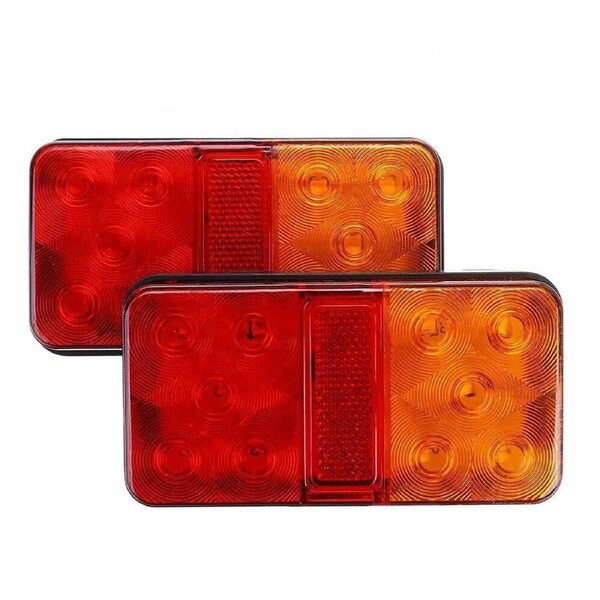 2x Pack LED Trailer Lights Tail/Stop/Indicator 12V