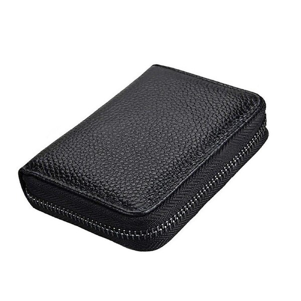 RFID Blocking Wallet Genuine Leather