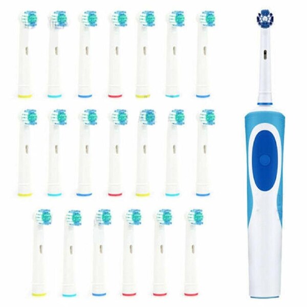 Deep Clean 20pcs Electric Toothbrush Heads