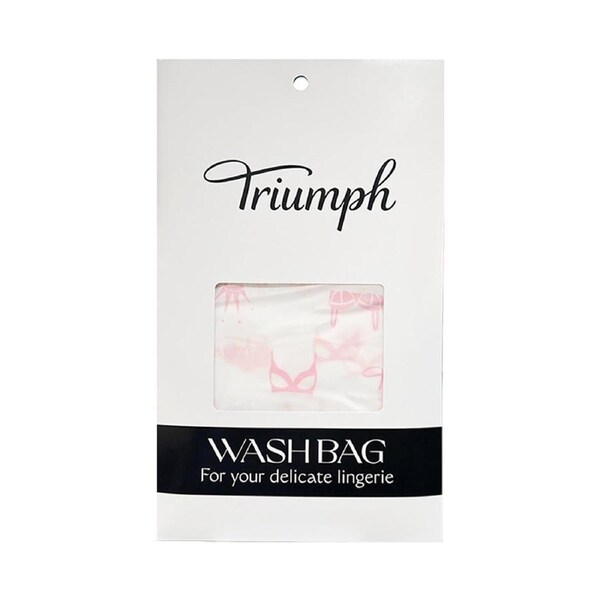 Triumph Washbag Delicates Mesh Zip Laundry Clothes Lingerie Bra Washing Wash Bag 10084154