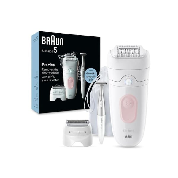 Braun SE5-230 Silk-epil 5 Wet & Dry Epilator - Flamingo Pink