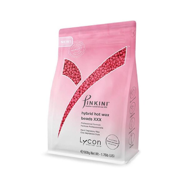Lycon Pinkini Brazilian Hybrid XXX Hard Hot Wax Beads Waxing Hair Removal - 800g
