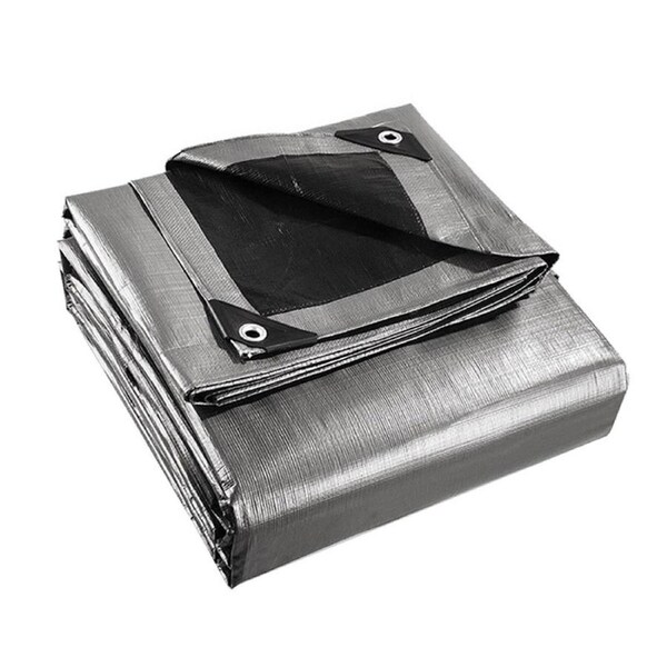 Heavy Duty Tarpaulin Tarp 3.6x7.3m Waterproof UV Resistant Camping Cover