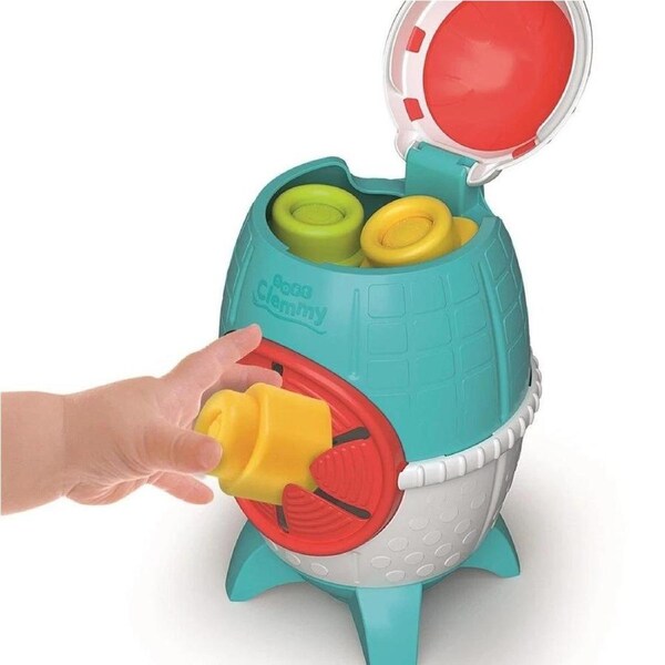 Clementoni Soft Clemmy Touch & Play Sensory Rocket - Toy Baby/Toddler 6m+ - Sensory Bucket